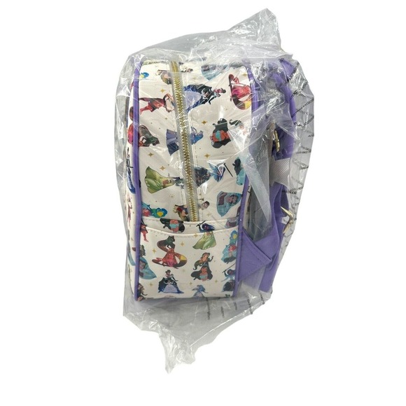 Loungefly Disney Princesses Dress Mini Backpack Jasmine Mulan Aurora Moana NEW - Picture 12 of 15
